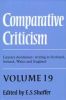 Comparative Criticism:An Annual Journal  Literary Devolution  Writing in Scotland, Ireland, Wales and England