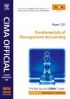 Cima Exam Practice Kit Fundamentals of Management Accounting: Cima Certificate in Business Accounting, 2006 Syllabus