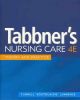 Tabbner's Nursing Care: Theory and Practice