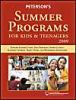 Summer Programs for Kids Andamp Teenagers 2009 (Summer Programs for Kids Andamp Teenagers)