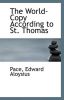 The World-Copy According to St. Thomas