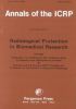 Icrp Publication 62: Radiological Protection in Biomedical Research: Annals of the Icrp Volume 223