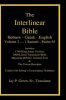 Interlinear Hebrew Greek English Bible, Volume 2 of 4 Volume Set - 1 Samuel - Psalm 55, Case Laminate Edition, with Strong's Numbers and Literal 