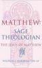 Matthew: Sage Theologian: The Jesus of Matthew