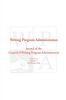 Wpa: Writing Program Administration 32.1