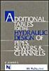 Additional Tables for the Hydraulic Design of Pipes, Sewers, and Channels