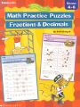 Math Practice Puzzles: Fractions and Decimals: Book by Bob Olenych