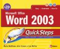 Microsoft Office Word 2003 QuickSteps: Book by Marty Matthews