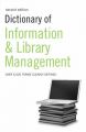 Dictionary of Information and Library Management: Book by A , C Black Publishers Ltd