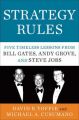 Strategy Rules : Five Timeless Lessons from Bill Gates, Andy Grove and Steve Jobs (English) (Paperback): Book by Michael A. Cusumano, David B. Yoffie
