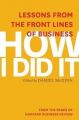 How I Did It: Book by Daniel Mcginn