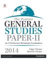 The Pearson General Studies Paper II for Civil Services Preliminary Examinations - 2014 (English) 1st Edition: Book by Edgar Thorpe, Showick Thorpe