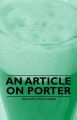 An Article on Porter: Book by William Littell Tizard