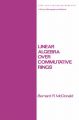 Linear Algebra over Commutative Rings: Book by Bernard R. McDonald