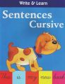 WRITE & LEARN SENTENCES CURSIVE: Book by PEGASUS
