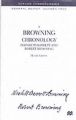 A Browning Chronology: Elizabeth Barrett and Robert Browning: Book by Martin Garrett