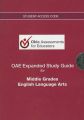 OAE Expanded Study Guide -- Access Code Card -- for Middle Grades English Language Arts: Book by Pearson Teacher Education