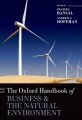The Oxford Handbook of Business and the Natural Environment: Book by Pratima Bansal , Andrew J. Hoffman