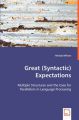 Great (Syntactic) Expectations: Book by Michael Wilson