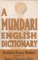 A Mundari-English Dictionary: Book by Mahindra B. Bhaduri Sarat Chandra Roy