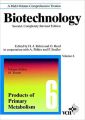 Biotechnology: Products Of Primary Metabolism  Volume. 6 (Spl) (English) (H): Book by Max Roehr H. J. Rehm G. Reed A. Puhler P. Stadler
