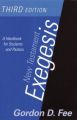 New Testament Exegesis: A Handbook for Students and Pastors: Book by Gordon D. Fee