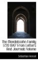 The Mendelssohn Family 1720 1847 from Letters and Journals Volume: Book by Sebastian Hensel