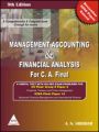 Management Accounting and Financial Analysis for C.A. Final (English) 0th Edition: Book by A. N. Sridhar