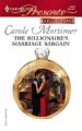 The Billionaire's Marriage Bargain: Book by Carole Mortimer