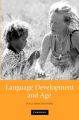 Language Development and Age: Book by Julia Herschensohn