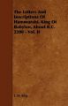 The Letters And Inscriptions Of Hammurabi, King Of Babylon, About B.C. 2200 - Vol. II: Book by L. W. King