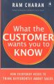 What the Customer Wants You to Know : How Everybody Needs to Think Differently (English) (Paperback): Book by Ram Charan