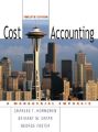 Cost Accounting: A Managerial Emphasis: Book by Charles T. Horngren