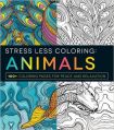 Stress Less Coloring: Animals: 100+ Coloring Pages for Peace and Relaxation: Book by Adams Media