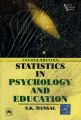STATISTICS IN PSYCHOLOGY AND EDUCATION: Book by S. K. Mangal