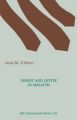Priest and Levite in Malachi: Book by Julia, M. O'Brien