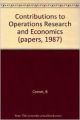 Contributions to Operations Research and Economics (papers, 1987) (English) (Hardcover): Book by Cornet