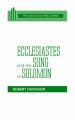 Ecclesiastes, Song of Solomon: Book by Robert Davidson