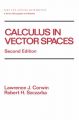 Calculus in Vector Spaces: Book by Lawrence J. Corwin