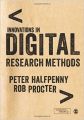 Innovations in Digital Research Methods (English): Book by Peter Halfpenny