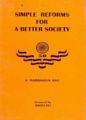 Simple Reforms For A Better Society: Book by N. Ramanadha Rao