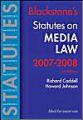 Blackstone's Statutes on Media Law