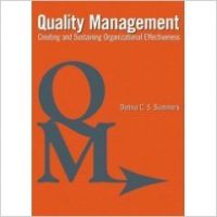 QUALITY MANAGEMENT CREATING AND SUSTAINAING ORG. (English) 01 Edition (Paperback): Book by Summers D