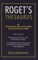 Thesaurus of Synonyms and Antonyms: Book by Roget Thesaurus of Synonyms and Antonyms: Book by Roget