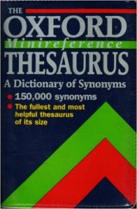 THE OXFORD MINIREFECENCE THESAURUS: Book by EDITED THE OXFORD MINIREFECENCE THESAURUS: Book by EDITED