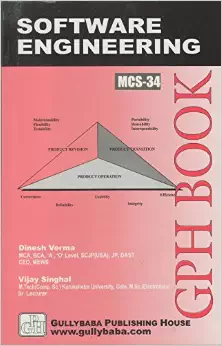 MCS034 Software Engineering (IGNOU Help book for MCS-034 in English Medium): Book by Dinesh Verma