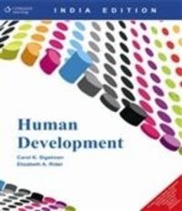 Human Development (English) 1st Edition (Paperback): Book by Carol K. Sigelman