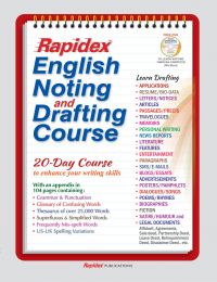 RAPIDEX ENGLISH NOTING AND DRAFTING COURSE: Book by PUSTAK MAHAL EDITORIAL BOARD RAPIDEX ENGLISH NOTING AND DRAFTING COURSE: Book by PUSTAK MAHAL EDITORIAL BOARD