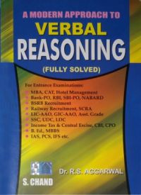 A Modern Approach to Verbal Reasoning (English) (Paperback): Book by R. S. Aggarwal