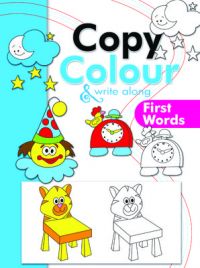 Copy Colour First Words (English): Book by OM Books Copy Colour First Words (English): Book by OM Books